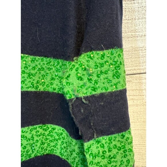 J.Crew Sequin Striped 3/4 sleeve Sweater Size S - Picture 2 of 5